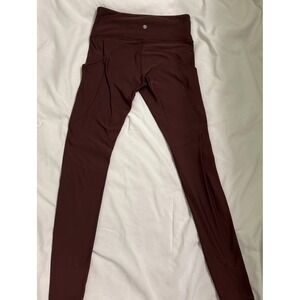 CRZ Yoga Fleece Lined Pants, Wine Athleisure Women's